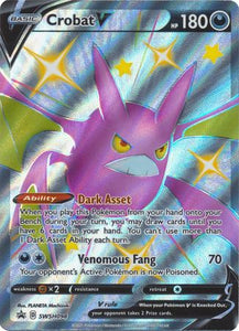 Pokemon Single Card - Sword & Shield Promo SWSH098 Crobat V Mint Condition