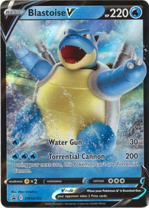 Pokemon Single Card - Sword & Shield Promo SWSH101 Blastoise V Holo Mint Condition