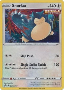 Pokemon Single Card - Sword & Shield Promo SWSH119 Snorlax Holo Mint Condition