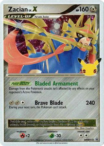 Pokemon Single Card - Sword & Shield Promo SWSH135 Zacian Lv X Mint Condition