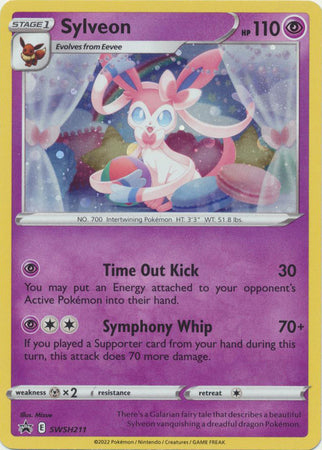 Pokemon Single Card - Sword & Shield Promo SWSH211 Sylveon Holo Mint Condition