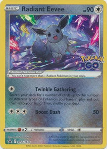 Pokemon Single Card - Pokemon GO Promo SWSH230 Radiant Eevee Holo Rare Pack Fresh