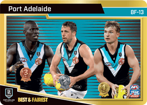 AFL Single Card - Teamcoach 2022 BF-13 Best & Fairest Gold Card Pack Fresh