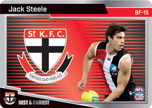 AFL Single Card - Teamcoach 2022 BF-15 Best & Fairest Silver Card Pack Fresh