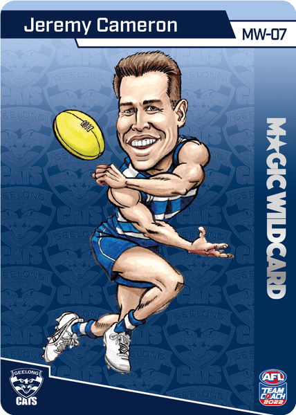 AFL Single Card - Teamcoach 2022 MW-07 Jeremy Cameron Magic Wild Card Pack Fresh