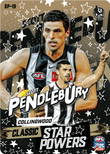 AFL Single Card - Teamcoach 2022 SP-19 Scott Pendelbury Star Powers Team Card Pack Fresh