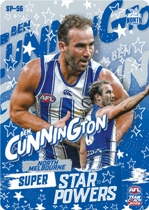 AFL Single Card - Teamcoach 2022 SP-56 Ben Cunnington Star Powers Team Card Pack Fresh