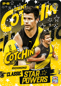 AFL Single Card - Teamcoach 2022 SP-69 Trent Cotchin Star Powers Team Card Pack Fresh