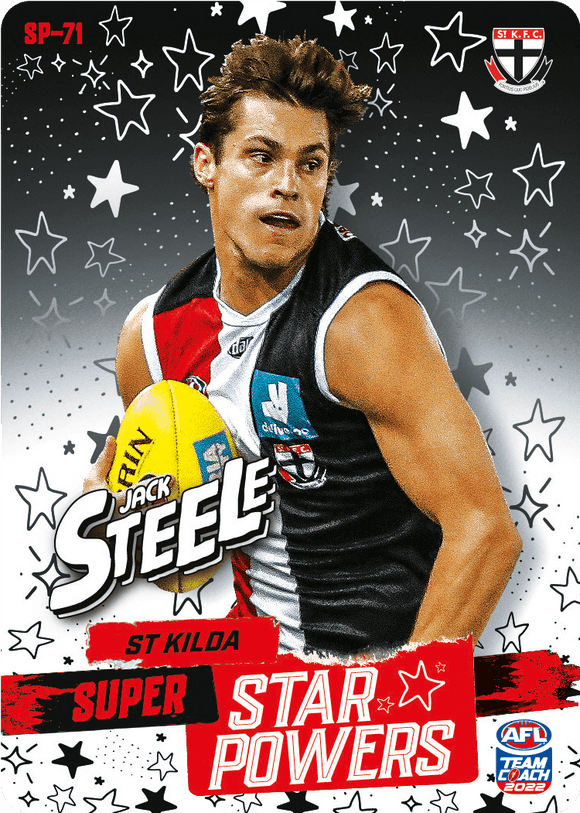 AFL Single Card - Teamcoach 2022 SP-71 Star Powers Silver Pack Fresh