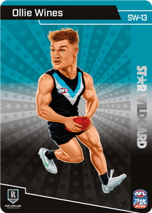 AFL Single Card - Teamcoach 2022 SW-13 Ollie Wines Star Wild Card Pack Fresh