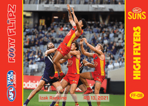 AFL Single Card - Teamcoach 2022 FF-08 Footy Flipz Card Pack Fresh