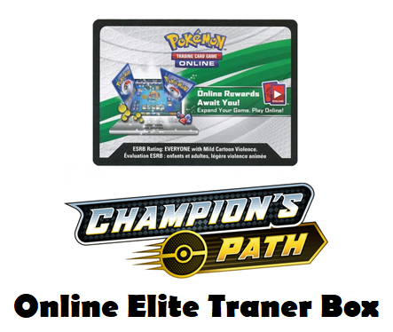 Pokemon TCG Online Elite Trainer Box Code Card Champions Path