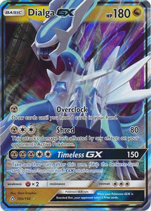 Pokemon Single Card - Ultra Prism 100/156 Dialga GX Pack Fresh