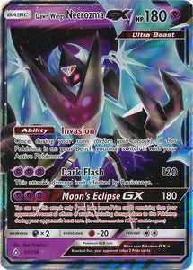 Pokemon Single Card - Ultra Prism 063/156 Dawn Wings Necrozma GX Pack Fresh