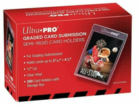 Card Accessories - Ultra Pro Semi Rigid Grading Submission Card Holders, Box of 200