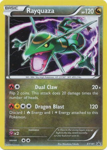 Pokemon Single Card - XY Promo XY141 Rayquaza Holo Near Mint Condition