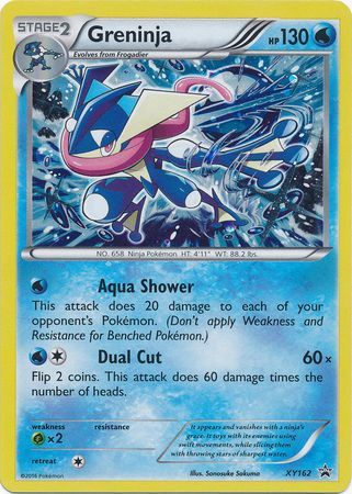 Pokemon Single Card - XY Promo XY162 Greninja Holo Near Mint Condition