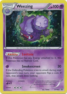 Pokemon Single Card - XY Promo XY163 Weezing Holo Near Mint Condition