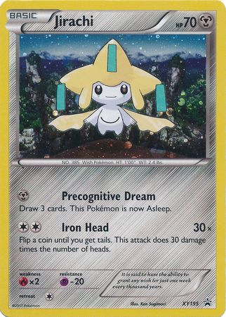 Pokemon Single Card - XY Promo XY195 Jirachi Holo Mint Condition