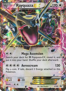 Pokemon Single Card - XY Promo XY69 Rayquaza EX Near Mint Condition