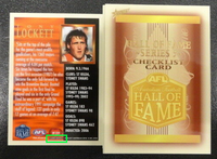 AFL Select 2018 Legacy Hall of Fame Series 5 Set of 34 **PLAYER EDITION**