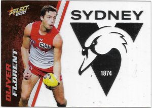 AFL Single Card - 2021 Select Footy Stars Club Acetate CA61