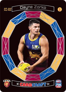 AFL Single Card - Teamcoach 2021 Card Craft CC02-1 Dayne Zorko