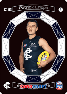 AFL Single Card - Teamcoach 2021 Card Craft CC03-3 Patrick Cripps