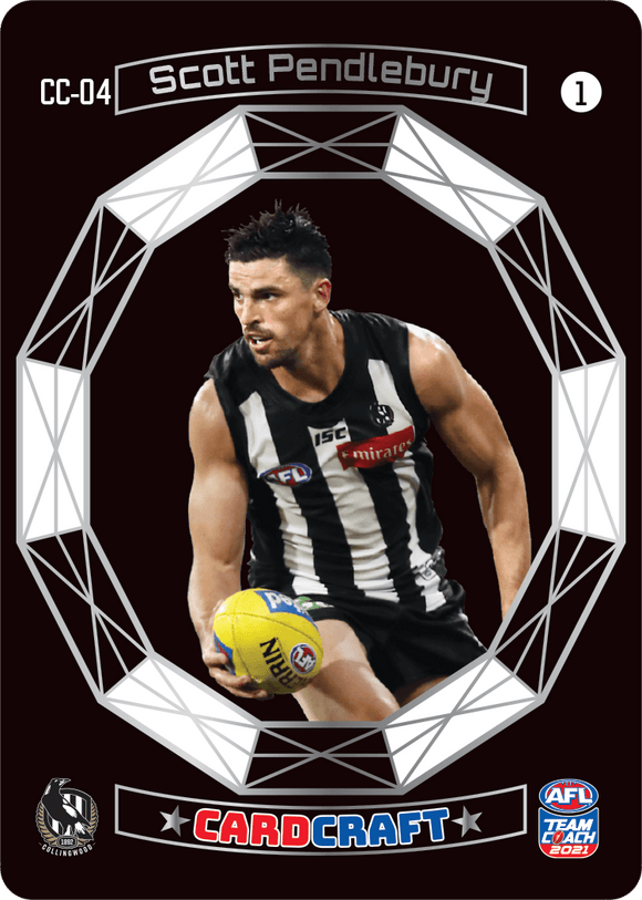 AFL Single Card - Teamcoach 2021 Card Craft CC04-1 Scott Pendlebury