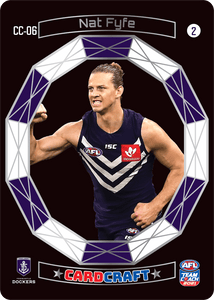 AFL Single Card - Teamcoach 2021 Card Craft CC06-2 Nat Fyfe