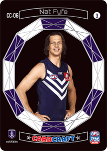 AFL Single Card - Teamcoach 2021 Card Craft CC06-3 Nat Fyfe