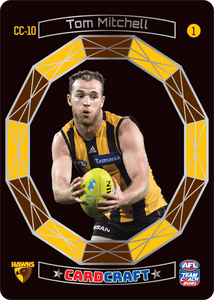 AFL Single Card - Teamcoach 2021 Card Craft CC10-1 Tom Mitchell