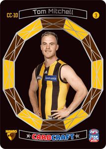 AFL Single Card - Teamcoach 2021 Card Craft CC10-3 Tom Mitchell