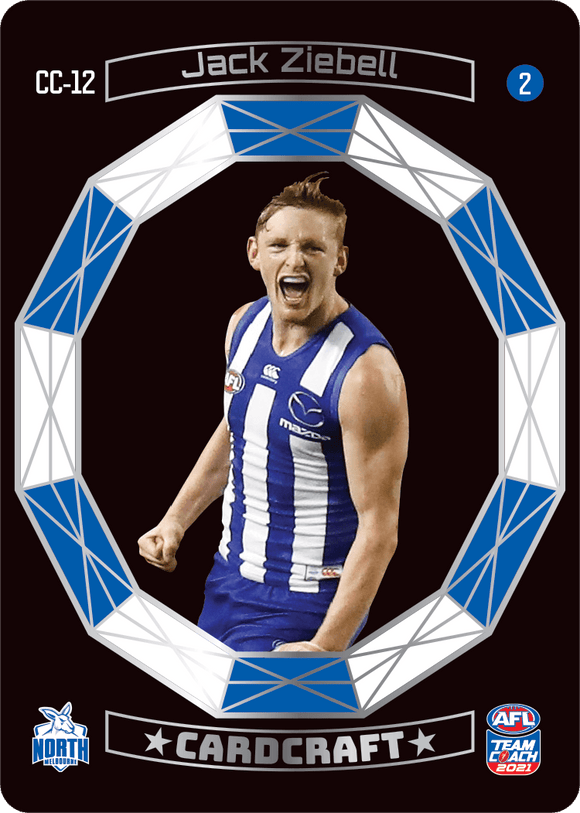 AFL Single Card - Teamcoach 2021 Card Craft CC12-2 Jack Ziebell