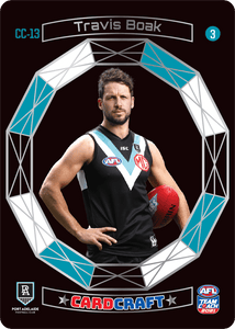 AFL Single Card - Teamcoach 2021 Card Craft CC13-3 Travis Boak