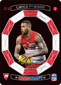 AFL Single Card - Teamcoach 2021 Card Craft CC16-1 Lance Franklin