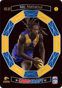 AFL Single Card - Teamcoach 2021 Card Craft CC17-1 Nic Naitanui