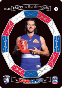 AFL Single Card - Teamcoach 2021 Card Craft CC18-3 Marcus Bontempelli