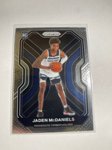 Jaden McDaniels Prizm 2020-2021 Rookie No. 277