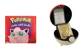 23k Gold Plated Jigglypuff Pokemon Card from 1999 Brand New Sealed