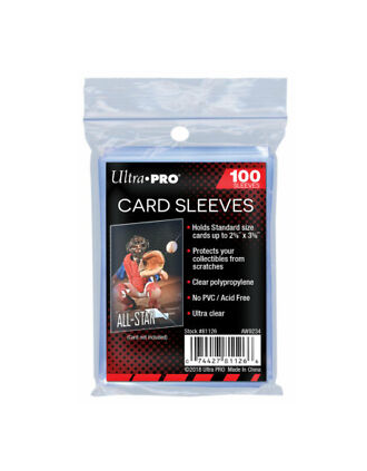 Card Accessories - Ultra Pro Card Penny Sleeves Pack of 100