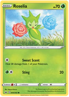 Pokemon Single Card - Sword & Shield 003/202 Roselia Common Pack Fresh