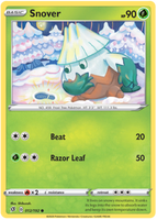 Pokemon Single Card - Rebel Clash 012/192 Snover Common Pack Fresh