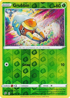 Pokemon Single Card - Rebel Clash 016/192 Grubbin Reverse Holo Common Pack Fresh