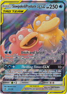 Pokemon Single Card - Unified Minds 035/236 Slowpoke & Psyduck GX Tag Team Pack Fresh