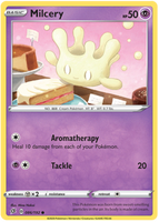 Pokemon Single Card - Rebel Clash 086/192 Milcery Common Pack Fresh