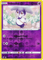 Pokemon Single Card - Rebel Clash 088/192 Indeedee Reverse Holo Uncommon Pack Fresh
