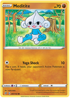 Pokemon Single Card - Rebel Clash 097/192 Meditite Common Pack Fresh