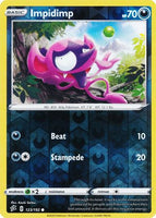 Pokemon Single Card - Rebel Clash 123/192 Impidimp Reverse Holo Common Pack Fresh