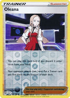 Pokemon Single Card - Rebel Clash 163/192 Oleana Reverse Holo Uncommon Pack Fresh